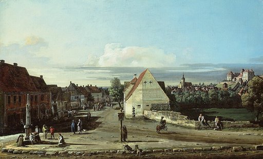 View of Pirna with the Fortress of Sonnenstein
