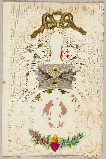 Untitled Valentine (Antique Figures and Birds)