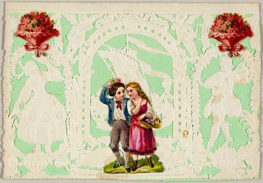Untitled Valentine (Boy and Girl with Basket)