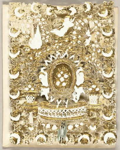 Untitled Valentine (Putti Surrounding a Cameo)
