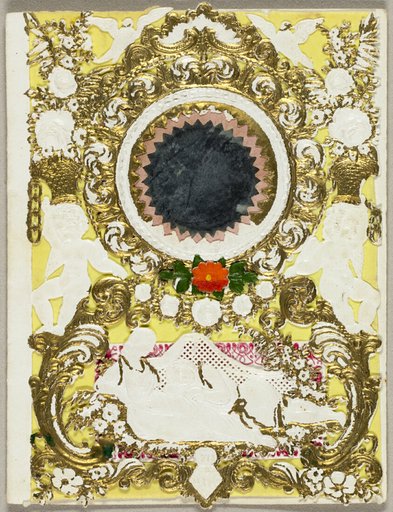 Untitled Valentine (Reclining Antique Couple)