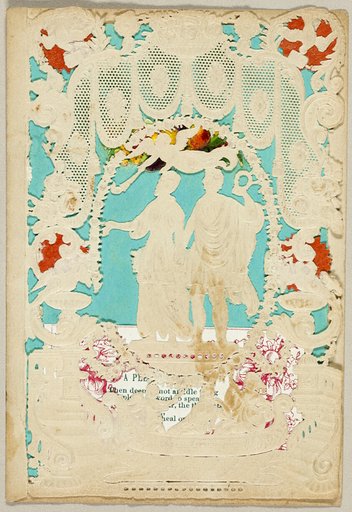 Untitled Valentine (Antique Couple with Putti)