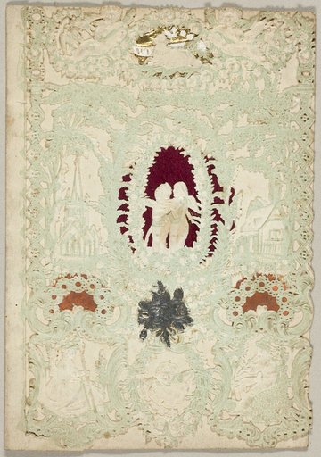 Untitled Valentine (Two Putti in a Wreath)