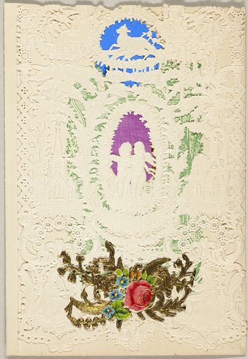 Untitled Valentine (Two Putti in a Wreath)