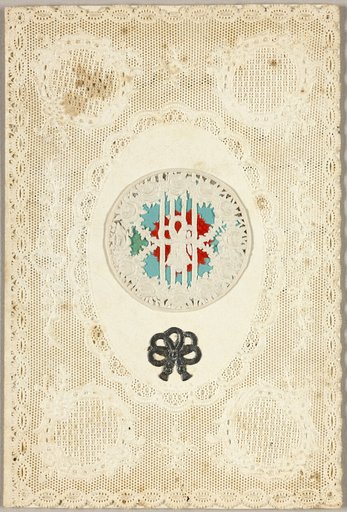 Untitled Valentine (Wreath with Rope Tie)
