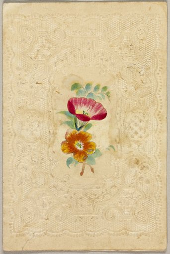 Untitled Valentine (Pink and Orange Flowers)