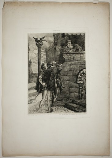Owake! what ho! Brabantio! thieves! thieves!, plate one from Othello