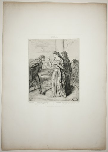 Therefore be merry, Cassio, plate six from Othello