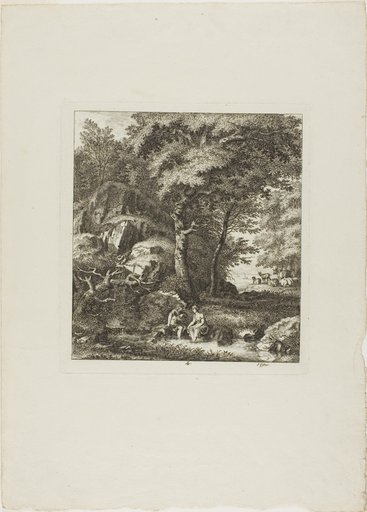 Couple Seated in a Glade