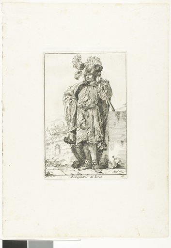 The Persian Ambassador, plate eighteen from Caravanne du Sultane à la Mecque