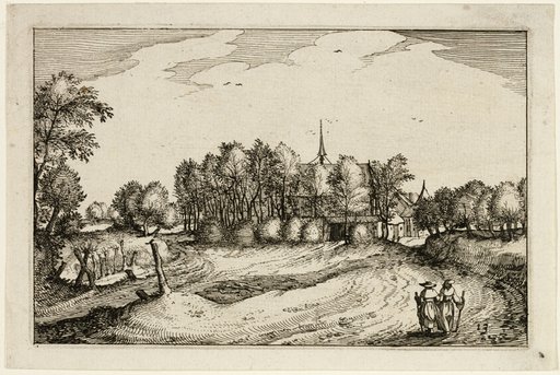 A Convent, plate thirteen after Pictures of Farms, Country Houses and Rustic Villages (Praediorum villarum et rusticarum casularum icones)