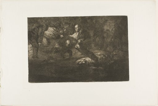 God creates them and they join up together, plate 18 from Los Proverbios
