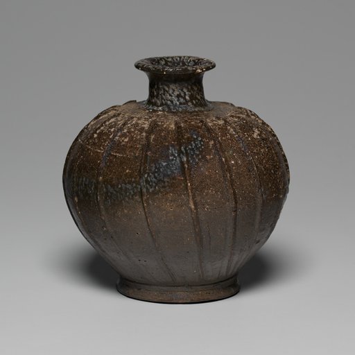 Jar with Vertical Ribs