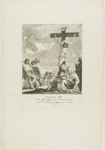 The Crucifixion, plate twelve from Stations of the Cross