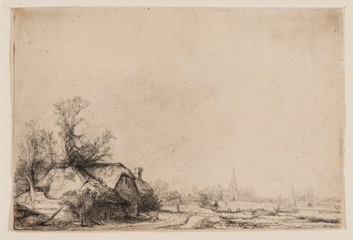 Cottage Beside a Canal with a View of Ouderkerk