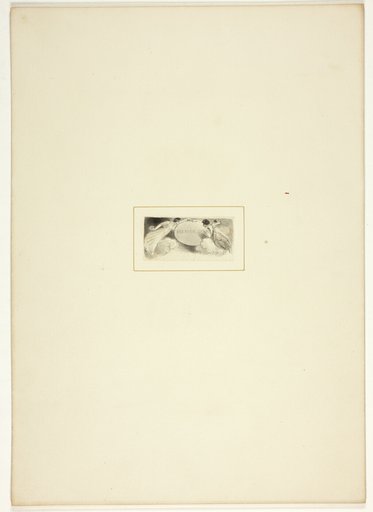 Study for a plate from The Triumphs of Temper, in the 1796 Royal Engagements Pocket Book