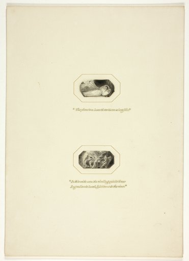 Study for a plate from The Triumphs of Temper, in the 1796 Royal Engagements Pocket Book