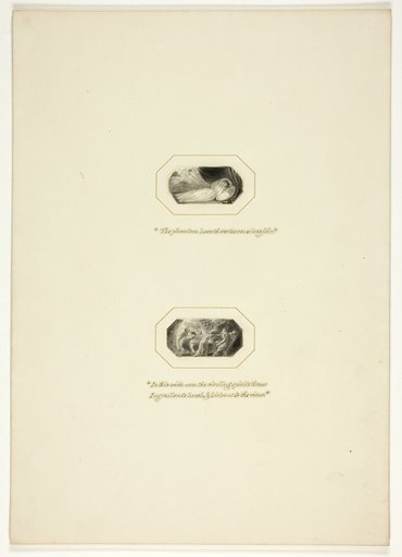 Study for a plate from The Triumphs of Temper, in the 1796 Royal Engagements Pocket Book