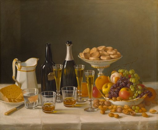 Wine, Cheese, and Fruit