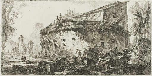 Tomb of the Scipios, plate 18 from Some Views of Triumphal Arches and other arches