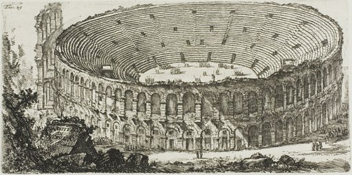 Ampitheater of Verona, plate 25 from Some Views of Triumphal Arches and other monuments