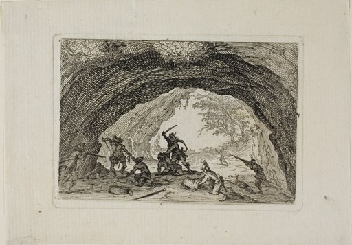 The Cavern of Brigands, from The Caprices