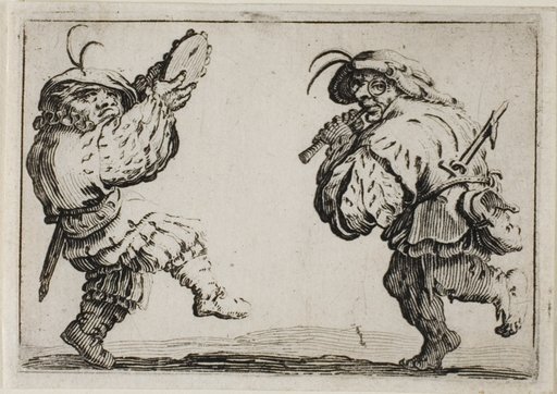 The Dancers with a Flute and a Tamborine, from The Caprices