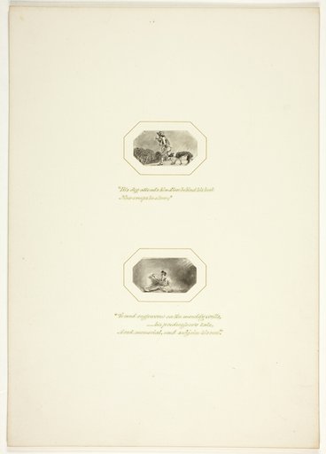 Study for a plate from The Task