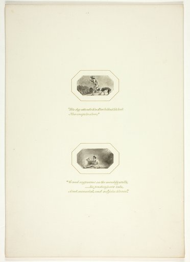 Study for a plate from The Task