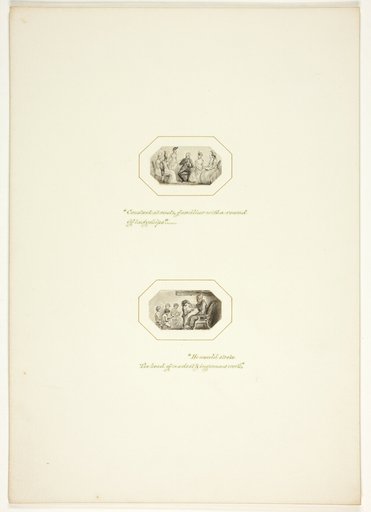 Study for a plate from The Task