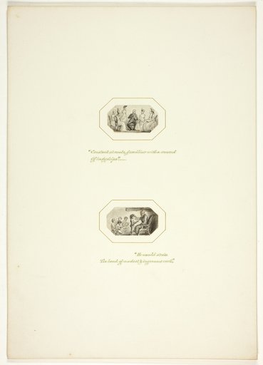 Study for a plate from The Task