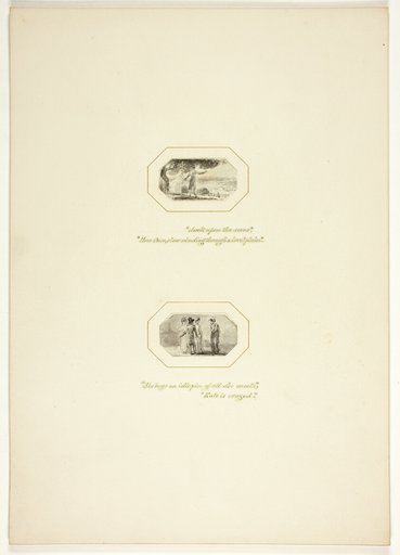 Study for a plate from The Task