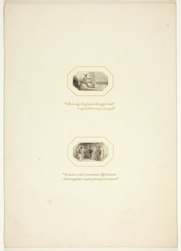 Study for a plate from The Task