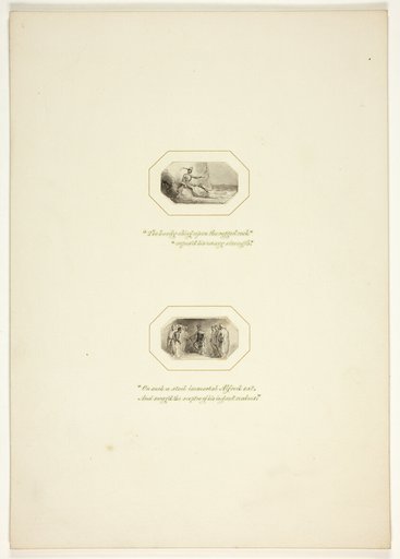 Study for a plate from The Task