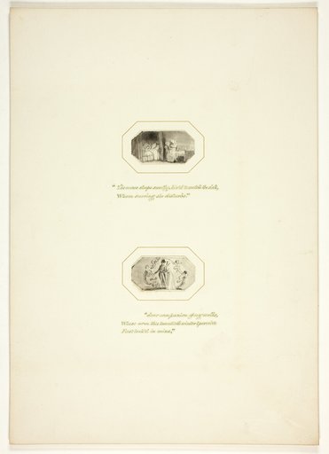 Study for a plate from The Task
