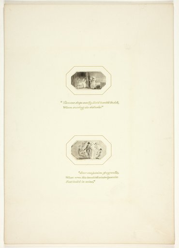 Study for a plate from The Task
