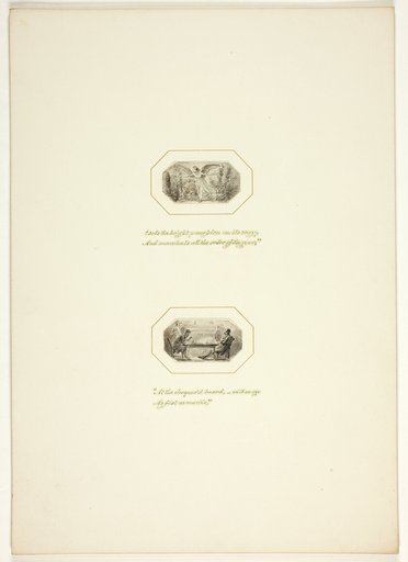 Study for a plate from The Task