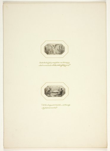 Study for a plate from The Task