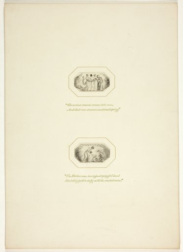 Study for a plate from The Task