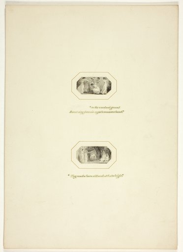 Study for a plate from The Task