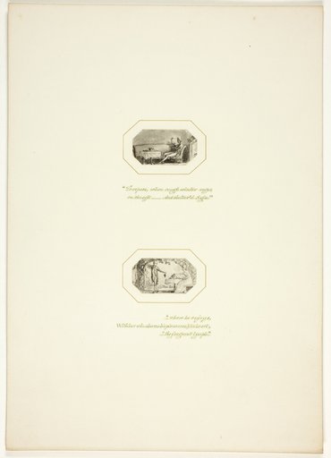 Study for a plate from The Task