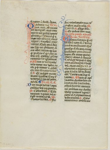 Illuminated Manuscript Leaf