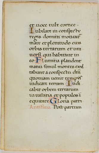 Illuminated Manuscript Leaf