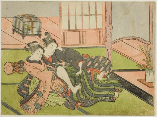 Two Women with Drum