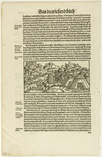 Illustration from Gemeiner loblicher Eydgnoschaft Chronick, plate 40 from Woodcuts from Books of the XVI Century
