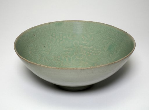 Bowl with Boys and Grapes