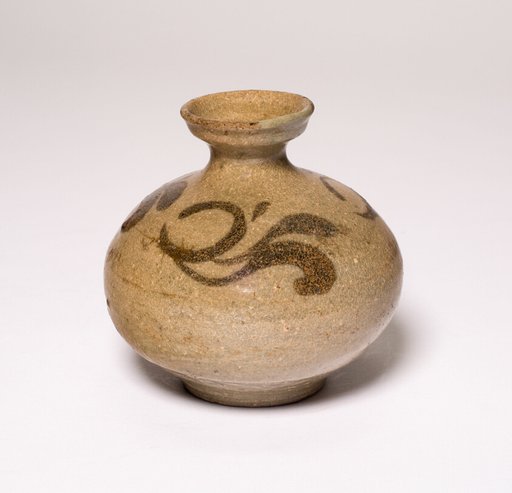 Oil Bottle with Floral Motifs