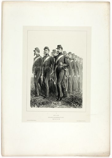 Artillery men, from Souvenirs d’Italie: Expédition de Rome