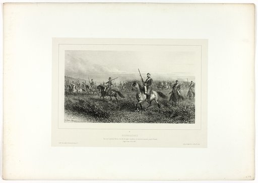Reconnaisance, from Souvenirs d’Italie: Expédition de Rome
