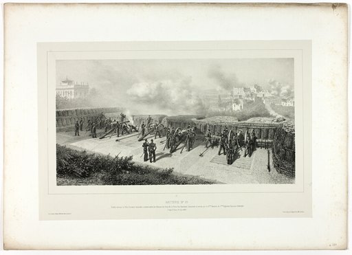 Battery no.10, from Souvenirs d’Italie: Expédition de Rome